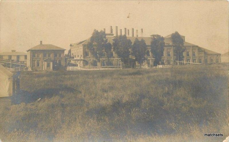 1911 Carlton Oregon Yamhill County Large Building RPPC Real photo 12804