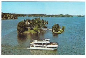 Rockport Boat Lines, Zavikon Island, Thousand Islands, Vintage Chrome Postcard