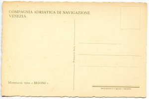 Compagnia Adriatica Di Navigazione - SS Brioni