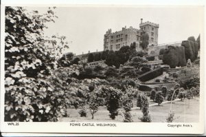 Wales Postcard - Powis Castle - Welshpool - Montgomeryshire - Ref 19209A