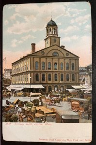 Vintage Postcard 1901-1907 Fanueil ** Hall, Boston, Massachusetts (MA)