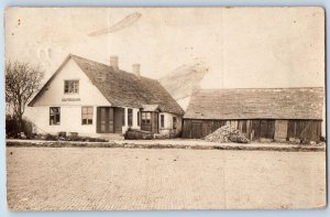 Sweden Postcard S.C. Fredlund Building Photo c1910 Posted Antique RPPC Photo