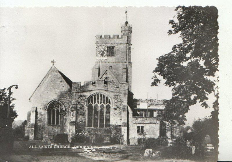 Kent Postcard - All Saints Church - Biddenden - Kent - Ref TZ2198