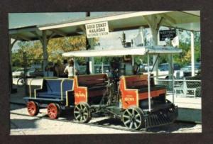 FL Gold Coast RR Train Ugly Duckling MIAMI FLORIDA PC