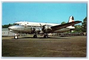 Airplane Postcard Loftleidir-Icelandic Airlines Douglas DC-4 Skymaster Vintage