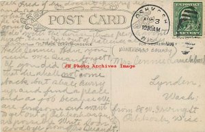 WI, Oshkosh, Wisconsin, Lagoon, North Park, 1908 PM