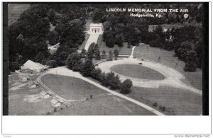 Lincoln Memorial from the air, Hodgenville, Kentucky, 1920-40s