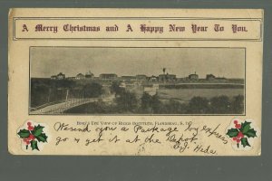 Flandreau SOUTH DAKOTA 1906 CHRISTMAS from RIGGS INSTITUTE Sioux Indians Indian