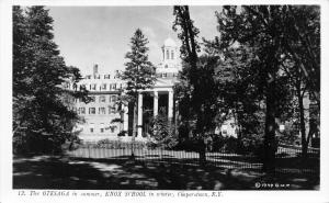 Cooperstown New York~Knox School The Otesaga Resort Hotel~1949 BWP RPPC-Postcard