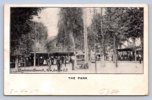 J97/ Boynton Beach New Jersey Postcard c1910 The Park Pavilion 285