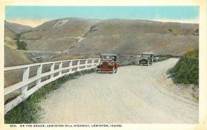 Idaho Lewiston Cottonwood Curve Highway Wesley Andrews 1920s Postcard 22-6737 