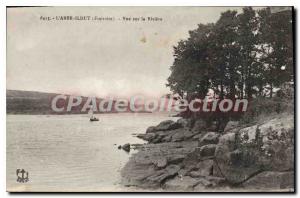 Postcard Old Aber Ildut Finistere River over