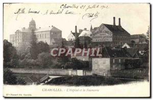 Old Postcard Potter Pottery Charolles L & # 39hopital and faience