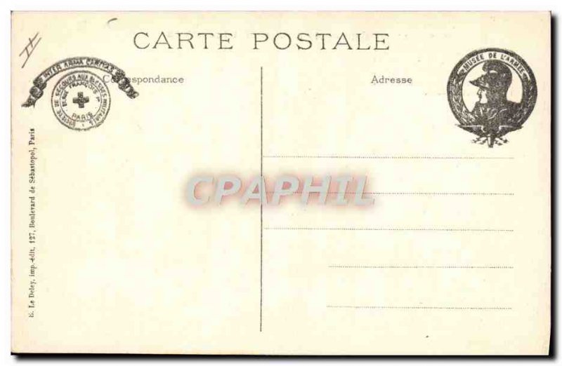 Old Postcard Army Museum of & # 39armee Hotel des Invalides Paris interior co...