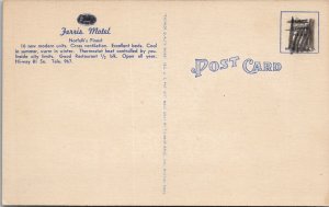 Norfolk Nebraska Ferris Motel Hwy 81 Linen Postcard Y16