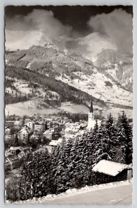 RPPC Austria Bad Hofgastein 1921 Winter Sports Town Postcard W29