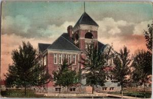 High School, Sandusky Michigan c1909 Vintage Postcard M26