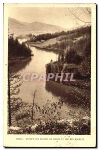 Postcard Old Doubs basins Entrance and Lake Brenets