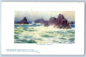 The Manacles Cornwall United Kingdom Around The Coast Oilette Tuck Art Postcard