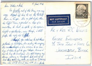 RPPC  Germany Stuttgart Fernsehturm - tv tower