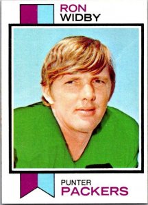 1973 Topps Football Card Ron Widby Green Bay Packers sk2488