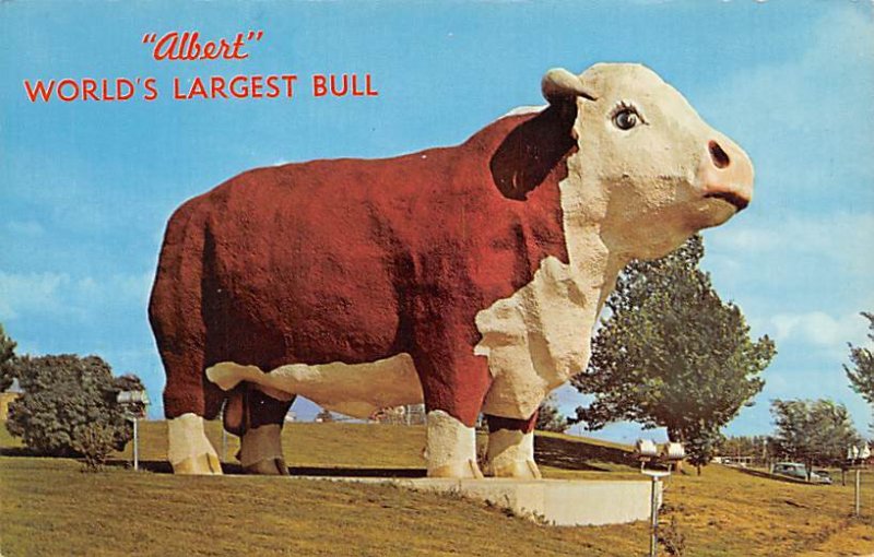 Albert, Worlds Largest Bull Audubon, Iowa  