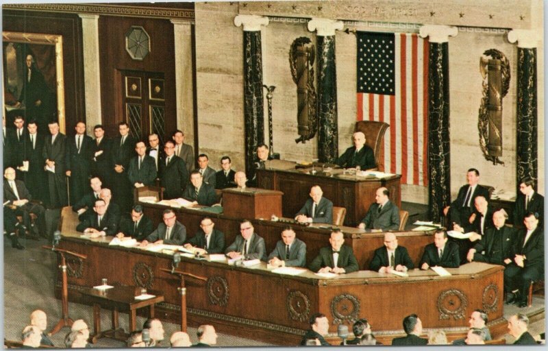 postcard Washington DC - Speaker of The House - John W. McCormack of MA