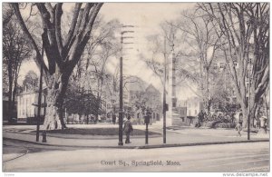 SPRINGFIELD, Massachusetts; Court Square, PU-1909