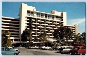 Panama City Panama Postcard Entrance to the Hotel El Panama Hilton c1950's