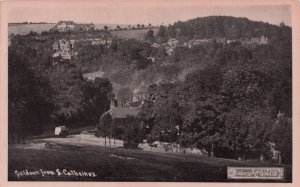 Guildown from St Catherines Surrey Antique Aerial RPC Postcard