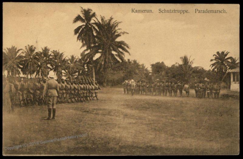 Germany Kamerun Postcard PPC  War Exercises Cameroun 85146