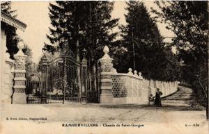 CPA RAMBERVILLERS Chemin de St-Gorgon (401267)