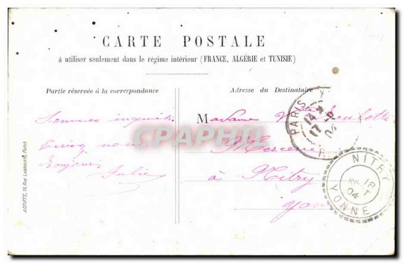 Paris Old Postcard Luxembourg Palace