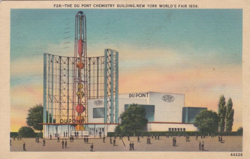 New York World's Fair 1939 Du Pont Chemistry Building sk1935