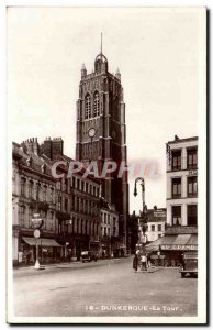 Old Postcard Dunkirk Tower