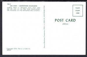 Bird's Eye View,Downtown Milwaukee,WI