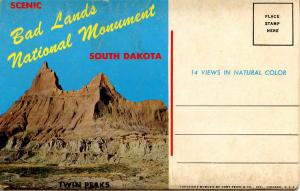 Folder -  South Dakota, Badlands National Monument (14 views + covers)  