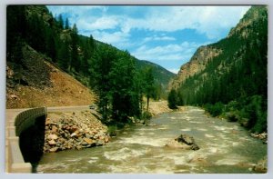 Gallatin River, Gallatin Gateway To Yellowstone National Park, Vintage Postcard