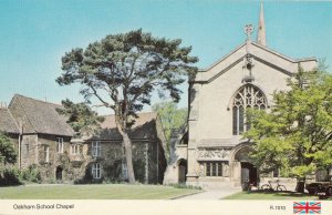 Oakham School Chapel Leicester Postcard