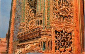 Postcard Thailand Bangkok - Emerald Buddha Temple ornamentation