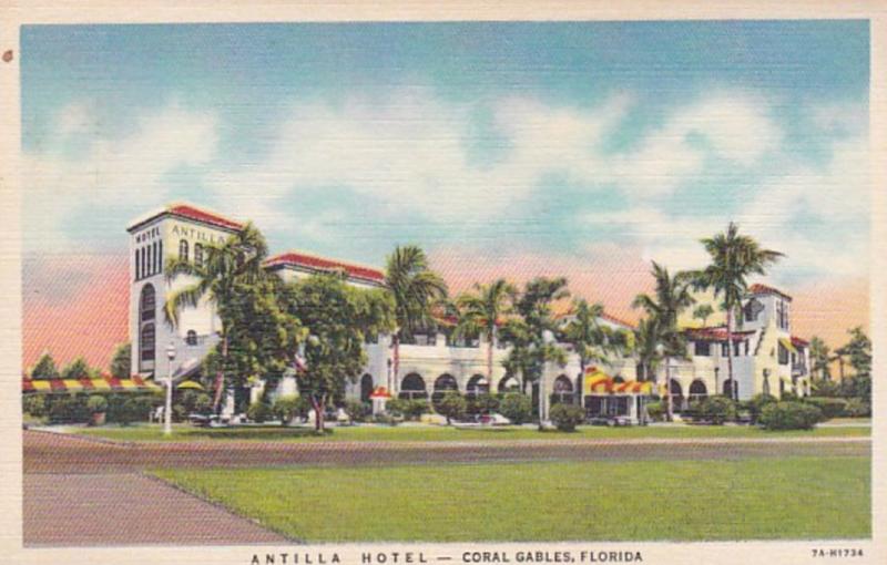 Florida Coral Gabales The Antilla Hotel Curteich