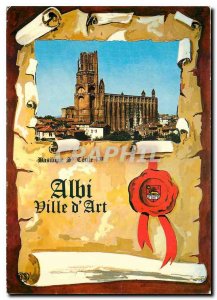 Postcard Modern Art in Albi City Tourism Center