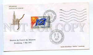 418246 FRANCE Council of Europe 1971 year Strasbourg European Parliament COVER