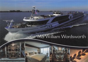 MS William Wordsworth Poet Cruise Ship Rare Advertising Postcard