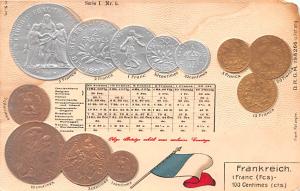 Frankreich Coin  paper chip right top corner, wear right bottom corner