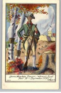 Postcard-Green Mountain Boys Soldier..1775