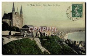 Old Postcard Le Havre Our Lady of the Waves (TOILEE map)