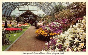 Spring and Easter Flower Show, Garfield Park Chicago, Illinois USA Spring and...