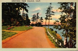 California Greetings From Vallejo 1942
