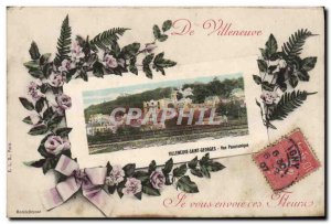 Old Postcard Villeneuve Saint Georges Panoramic